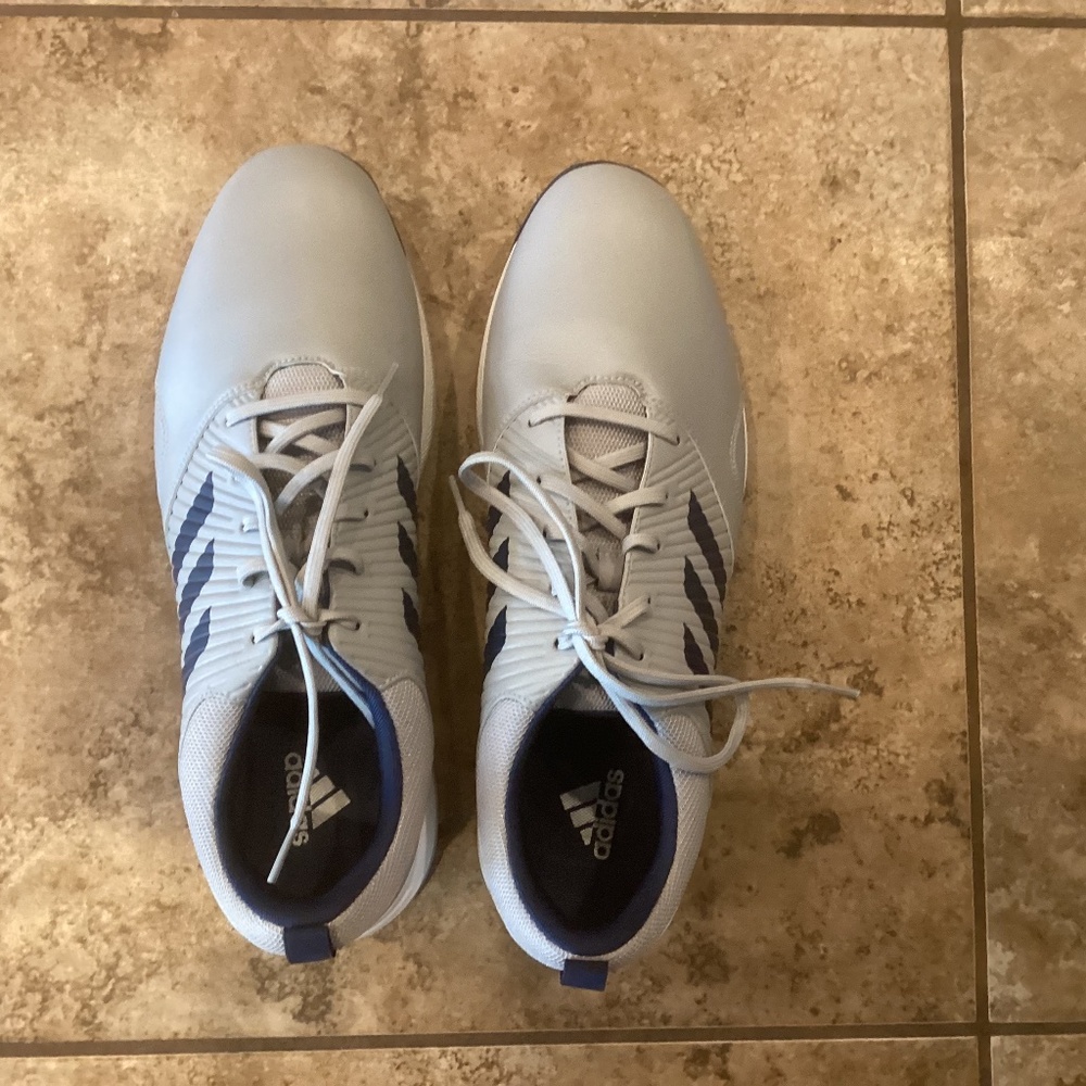 New Adidas Cleatless Leather Golf Shoes size 14 D